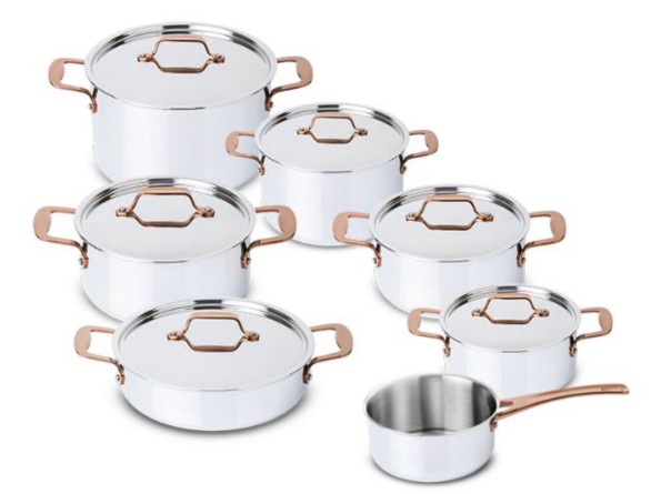 TREM DE COZINHA SILAMPOS SUPREMEESSENCE 7 PEÇAS