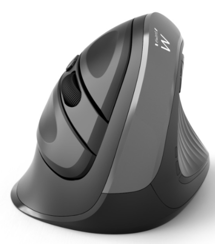 Rato Wireless Ergonómico Vertical, 2.4 Ghz USB-A 800/1200/2400dpi, 5 botões