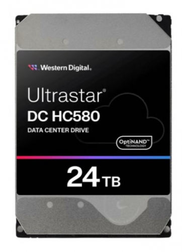 Disco HDD WD Ultrastar DC HC580 WUH722424ALE6L4 24 TB 3.5" SATA 6Gb/s 7200 rpm buffer: 512 MB