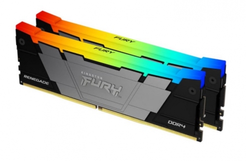 Kingston FURY Renegade RGB DDR5 kit 64 GB: 2 x 32 GB DIMM 288-pin 6400 MT/s / PC5-51200 CL32 1.1 V