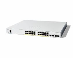 Switch de rede Cisco Catalyst 1200 24p GE Full PoE 4x10G SFP+ Branco