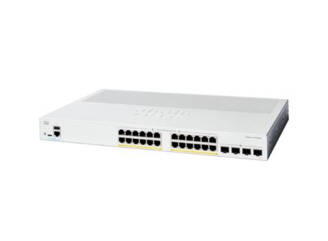 Switch de rede Cisco Catalyst 1300 24p GE PoE 4x10G SFP+ 8658375