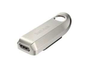 Pen USB SanDisk Ultra Luxe 128 GB, USB-C 3.2 Gen 1, Prateada – SDCZ75-128G-G46