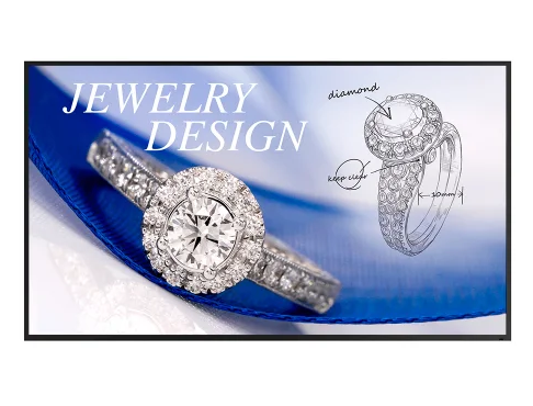 BenQ 55 polegadas ST5502S Painel plano de sinalização digital 139,7 cm LCD 400 cd/m² 4K Ultra HD Preto