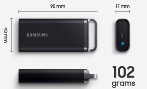 DISCO SAMSUNG SSD Externo T5 EVO 8TB MU-PH8T0S/EU