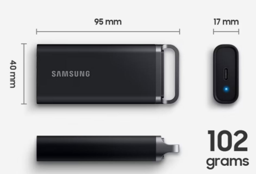 DISCO SAMSUNG SSD Externo T5 EVO 4TB MU-PH4T0S/EU