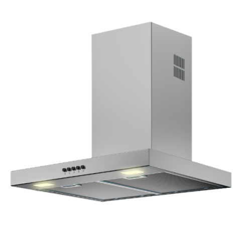 Exaustor Chaminé de Parede Beko BHCB 61622 BXH 60 Cm Inox 1 Motor