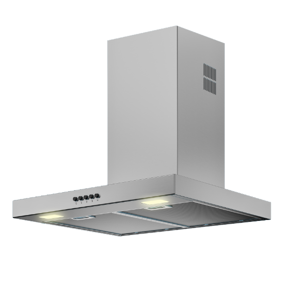 Exaustor Chaminé de Parede Beko BHCB 61622 BXH 60 Cm Inox 1 Motor 