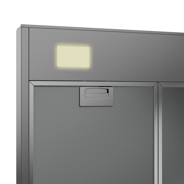Exaustor Chaminé de Parede Beko BHCB 61622 BXH 60 Cm Inox 1 Motor 