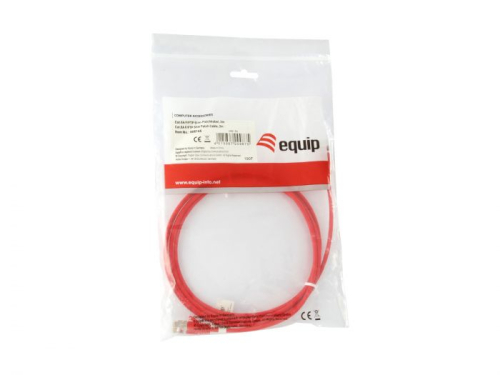CABO REDE EQUIP CAT.6A F/FTP SLIM PATCH 0.5M RED 606143
