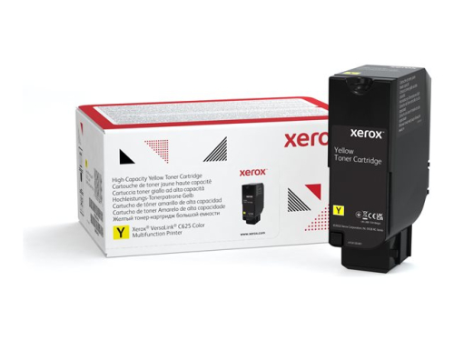 Tinteiros Xerox Alta capacidade amarelo original caixa para VersaLink C625, C625V_DN