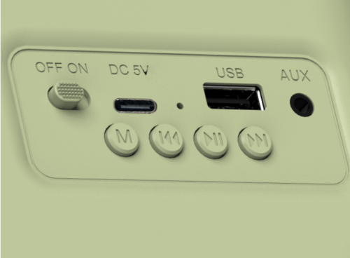 RADIO FM Vintage HAEGER PORTATIL BLUETOOTH RETRO VERDE