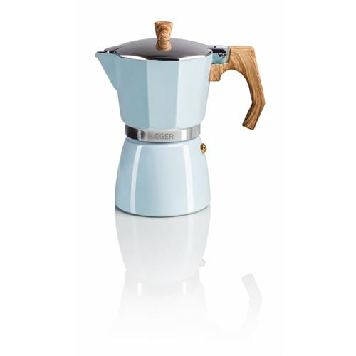 CAFETEIRA HAEGER 6CHAV.AZUL MOKA POT6