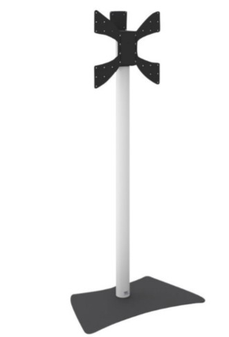 Suporte SmartMetals fixo para ecrã plano / mini PC preto opaco, branco brilhante tamanho de tela: até 55" interface de montagem: até 400 mm suporte no chão