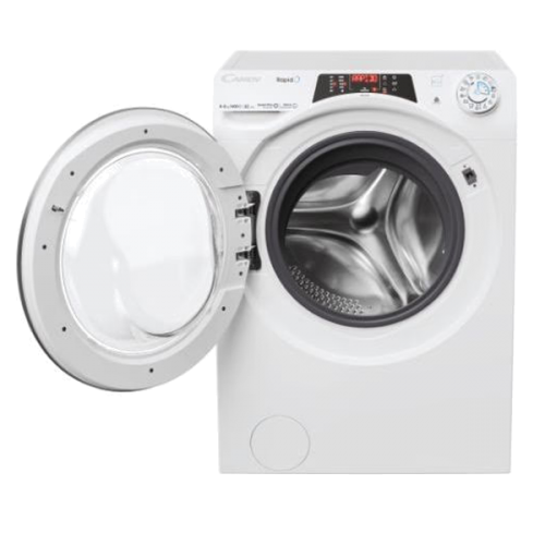 Máquina de Lavar e Secar Roupa CANDY ROW4856DWMS7/S Livre Instalação 1400 RPM 5+8Kg Classe D Altura  85Cm Largura 60Cm Profundidade 53Cm
