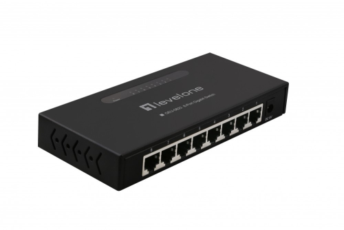 Switchs LevelOne GEU-0822 switch de rede Não-gerido Gigabit Ethernet (10/100/1000) Preto