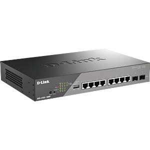 Switch D-Link DSS-200G-10MP/E de 10 portas, vigilância desktop Gigabit PoE 130 W