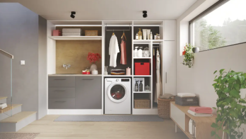 Máquina de Lavar Roupa Hoover H3WP4134TAM1 Carga frontal Cap13 Kg 1400 RPM (largura x altura x profundidade) 65 x 89 x 72 cm BRANCA 