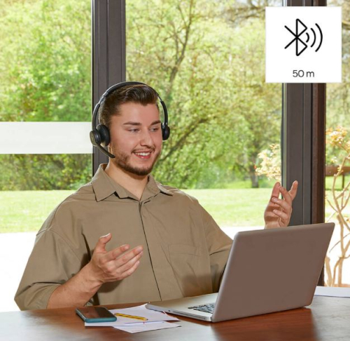 Auscultador Hama PC Office Stereo On-Ear BT700 Bluetooth Preto 00139938