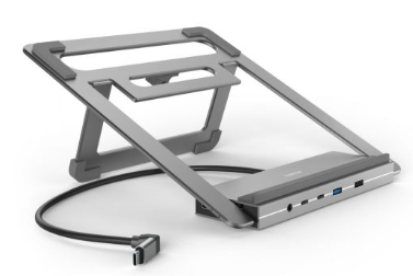 Hama Estação de Ancoragem com Suporte de Notebook 12 portas USB-C