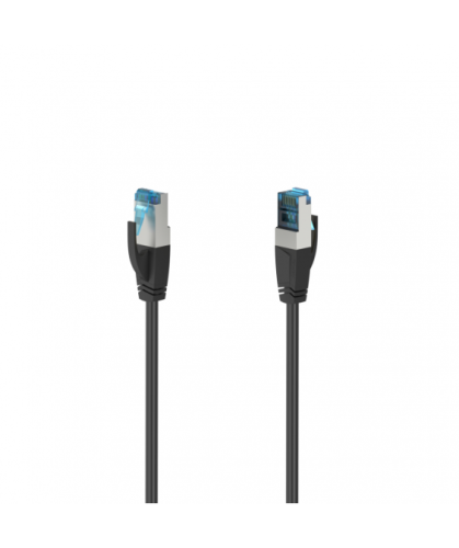 Cabo de rede HAMA, CAT 6a, 10 Gbit/s, S/FTP Shielded, 1.50 m - 00200680 Cor Preto