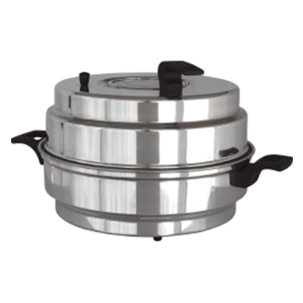 FORNO PATUSCA SL2 2 Silver - Tampa com vidro temperado - Diâmetro: 32,5 cm - 2 formas - 1 grelha - Cabo de ligação