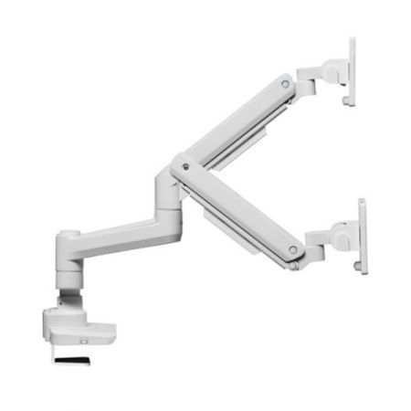 SUPORTE SECRETARIA GAS 2 MONITORES 17">35" BRANCO 650183 EQUIP 