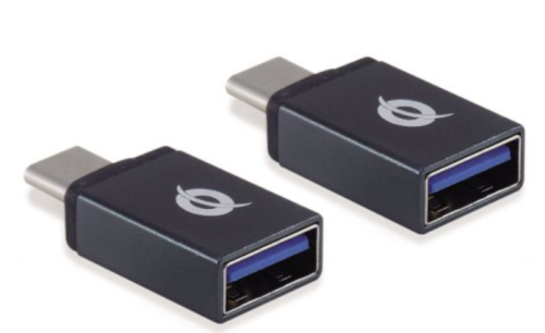 Conceptronic Donn USB-C to USB-A OTG Adapter 2-Pack