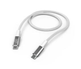 Cabo HAMA Benfica "FABRIC",USB-C-C 2m 00211251 Cor: Branco