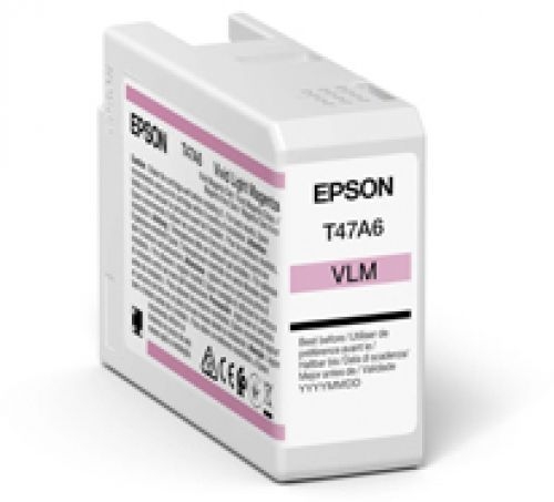 Singlepack Vivid Light Magenta Epson T47A6 UltraChrome Pro 10 ink 50ml