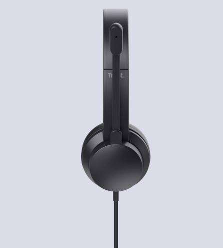 AUSCULTADORES TRUST C/MICRO AYDA USB CANCELAMENTO DE RUÍDO USB PRETO