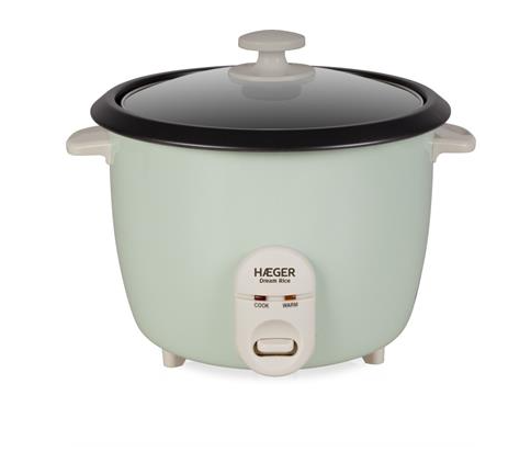 ARROZEIRA ELECTRICA HAEGER 700W.1,8L DREAMRICE 700W VERDE