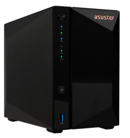 Asustor Desktop NAS 2-Bay, Realtek RTD1296 4C 1.4GHz, 2GB, 2.5GbE, USB