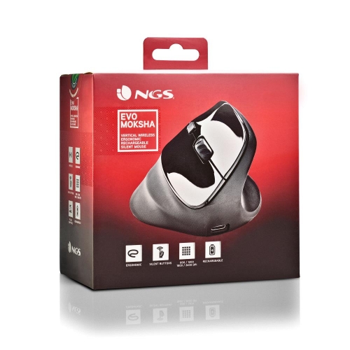 Rato sem fios recarregável Multimode Ergonomico EVOMOKSHA