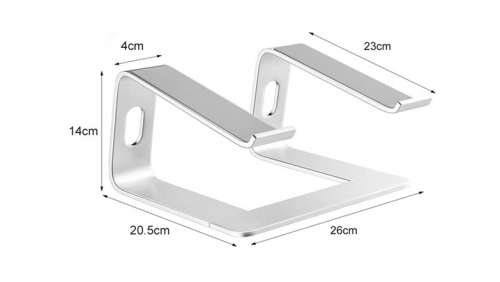 Vision VLM-S Suporte para notebook altura fixa prata , VLM-S