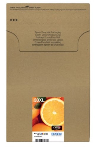 Tinteiro Epson 33XL Multipack Pack de 5 XL preto, amarelo, azul cyan, magenta, preto foto original tinteiro , C13T33574510