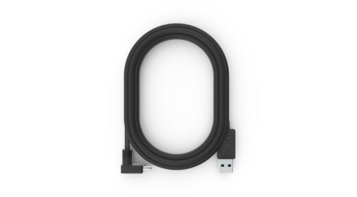 Cabo USB Huddly - USB Tipo A (M) para 24 pin USB-C (M) angular - USB 3.1 Gen 1 - 5 m - preto