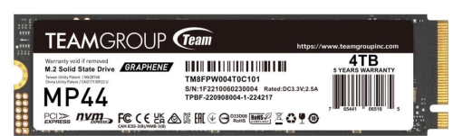 Team Group Memori Ram SSD M.2 PCIe 4.0 NVMe 4TB