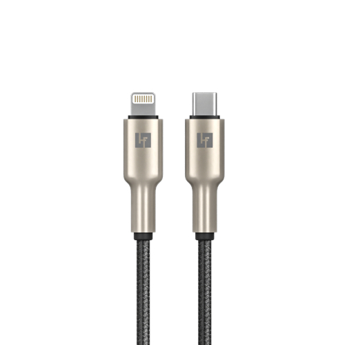 CABO ZINCO TRANÇADO USB C DADOS HALFMMAN ZNC PARA LIGHTNING PD PRETO HLFBUTL