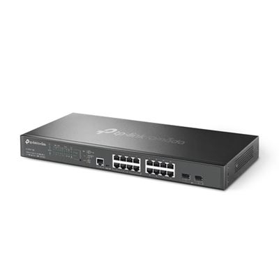 Switch de Rede TP-Link Omada 16-Port 2.5G and 2-Port 10GE SFP+ L2+ Managed Switch with 8-Port PoE+