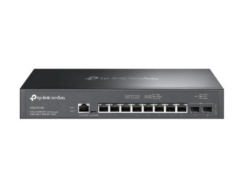 Switch de Rede Gerenciado TP-Link Omada 8-Port 2.5GBASE-T L2+ with 2 10GE SFP+ Slots