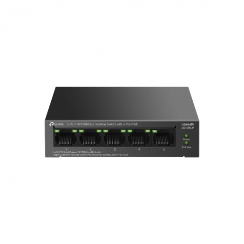 Switch de mesa Tp-Link 5-Port 10/100Mbps Desktop Switch with 4-Port PoE