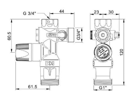 VÁLVULA ARISTON SEG.HIDRAUL.3/4-877085