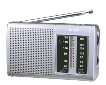 Radio Portátil Haeger Sintonizador Analógico  FM/AM