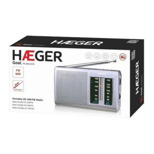 Radio Portátil Haeger Sintonizador Analógico  FM/AM