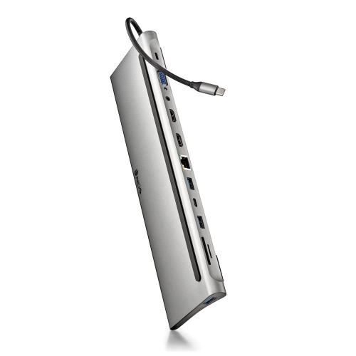 ADAPTADOR USB-C MULTIPORTA 12 EM 1: WIN/MAC-HDMI-SDMI-SD/TF- LAN - PD 60W CARGA - 3XUSB3.0 NGS WONDERDOCK12