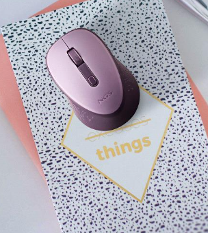 Rato Wireless NGS Silent DEW LILAC Violeta