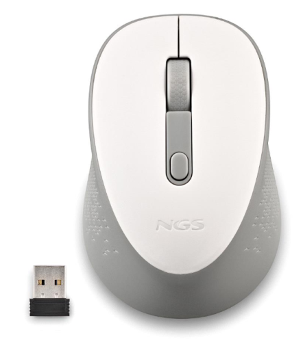 Rato Wireless NGS Silent DEWWHITE Branco