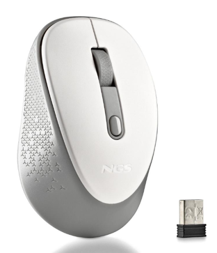 Rato Wireless NGS Silent DEWWHITE Branco