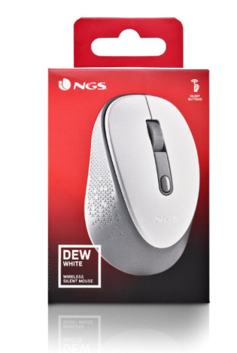 Rato Wireless NGS Silent DEWWHITE Branco